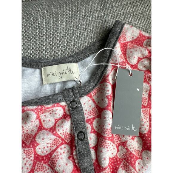 🔴Miki Miette Heart shirt‎ girls size 5 - Picture 2 of 5